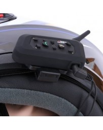 EW audifonos V6-1200 motocicleta de Bluetooth del intercomunicador regulación del receptor de cabeza de la UE - Envío Gratuito