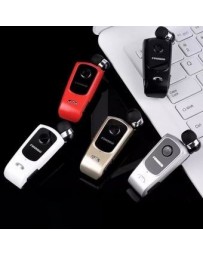 EW audifonos FineBlue F920 solapa retráctil 4.0 auricular Bluetooth vibración de las llamadas de voz rojo de informes - Envío Gr