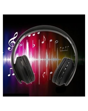 EW audifonos 4-en-1 auricular plegable negro auricular Bluetooth - Negro - Envío Gratuito