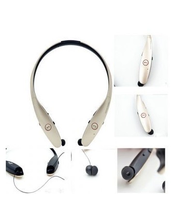 Fashion HBS-900 Telescopic Wireless Bluetooth 4.1 Back Headset Earphone Headphone with Microphone - Envío Gratuito