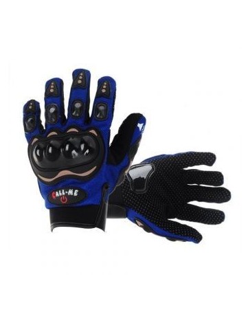 Fashion Call Me Wireless Motorcycle Cycling Bike Full Finger Gloves Bluetooth 3.0 Headset - Envío Gratuito