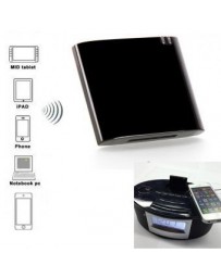 Receptor de música Bluetooth para el teléfono 30P Speaker Dock Boombox -Negro - Envío Gratuito