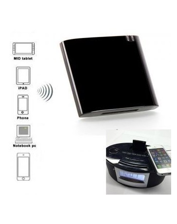 Receptor de música Bluetooth para el teléfono 30P Speaker Dock Boombox -Negro - Envío Gratuito