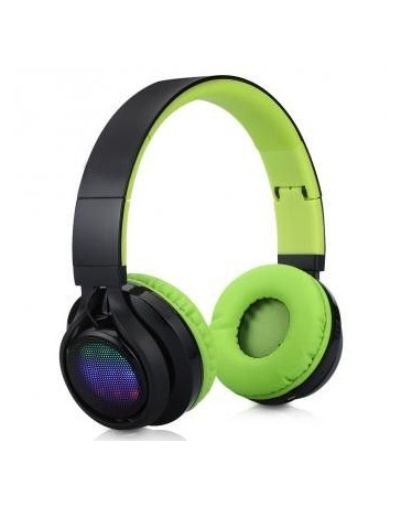 Audifonos Headphone EXCELVAN Bluetooth V3.0-Verde - Envío Gratuito