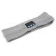 EH Manos libres Bluetooth música deportes llamada Knit Headband bandea Diadema Bluetooth music-Gris claro - Envío Gratuito