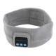 EH Manos libres Bluetooth música deportes llamada Knit Headband bandea Diadema Bluetooth music-Gris claro - Envío Gratuito