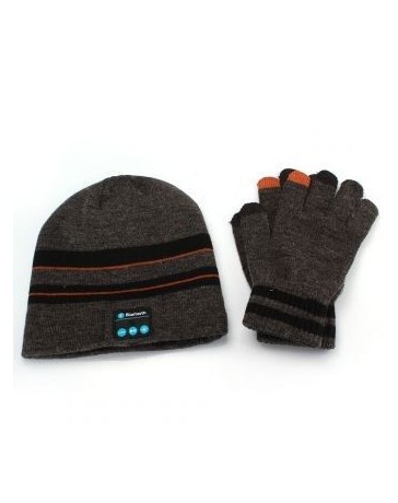 Best Collaboration Unisex Winter Soft Warm Hat Wireless Bluetooth Smart Cap Headset Headphone - Envío Gratuito