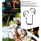 louiwill Bluetooth 4.1 Deportes Auriculares inalámbricos cancelación de ruido en la oreja los auriculares estéreo, blanca - Enví