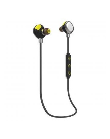 Smart Morul U5 deportes música Bluetooth V4.1 In-Ear auriculares w  NFC - amarillo + negro - Envío Gratuito
