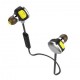 Smart Morul U5 deportes música Bluetooth V4.1 In-Ear auriculares w  NFC - amarillo + negro - Envío Gratuito