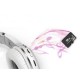 louiwill Inalámbrica Bluetooth 4.0 para auriculares estéreo de auriculares para móvil y PC (blanco) - Envío Gratuito
