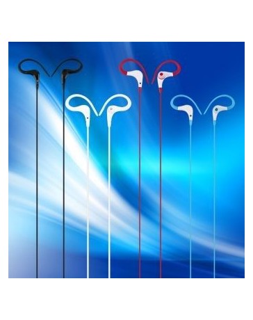EW audifonos YY-201 BT-1 auriculares Bluetooth colgar tipo oreja azul - Envío Gratuito