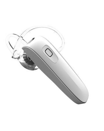 Auricular Bluetooth con y micrófono - Manos libres y Audífonos (Blanco) - Envío Gratuito