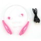 EH Audífonos Bluetooth Estéreo HD Manos Libres Inalámbricos HBS 700- Rosa - Envío Gratuito