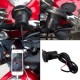 ER USB móvil cargador de 12V scooter de modificar negro. - Envío Gratuito