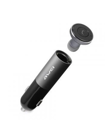 Llamada con auriculares AWEI A870BL 12 - 28V multifunción Bluetooth V4.0 manos libres cargador de coche USB 5V 2.1A - Envío Grat
