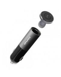 Llamada con auriculares AWEI A870BL 12 - 28V multifunción Bluetooth V4.0 manos libres cargador de coche USB 5V 2.1A - Envío Grat