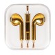 Auricular con Micrófono para iPhone 5iPhone5S-Dorado - Envío Gratuito
