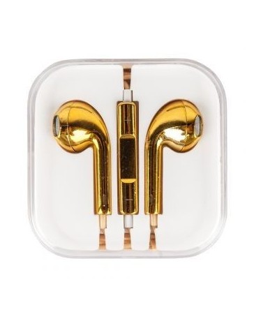 Auricular con Micrófono para iPhone 5iPhone5S-Dorado - Envío Gratuito