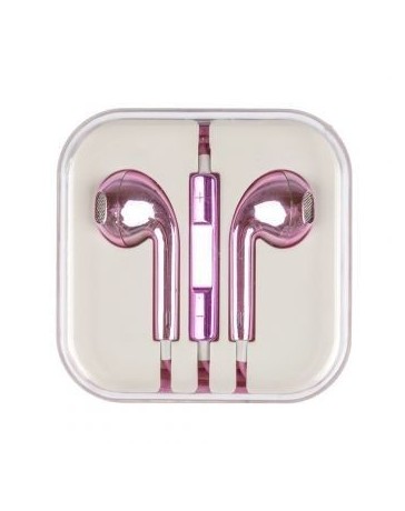 Auricular con Micrófono para iPhone 5iPhone5S-Rosado - Envío Gratuito
