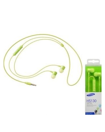 AUDIFONOS MANOS LIBRES Marca Samsung Modelo HS130 CON MICROFONO COLOR VERDE - Envío Gratuito