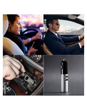 Auriculares con cargador de coche Headset DIGICare Q9 BluetoothV4.0-Negro con platado - Envío Gratuito