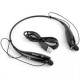Auriculares de la célula del teléfono de la música de la música Auricular del deporte para LG Samsung Blanco (negro) - Envío Gra