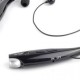 Auriculares de la célula del teléfono de la música de la música Auricular del deporte para LG Samsung Blanco (negro) - Envío Gra