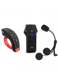 FDC COLO-RC 1 km moto de la motocicleta Casco Bluetooth Intercom Interphone + L3 Control remoto con llavero - Envío Gratuito