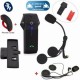 FDC COLO-RC 1 km moto de la motocicleta Casco Bluetooth Intercom Interphone + L3 Control remoto con llavero - Envío Gratuito