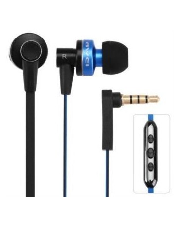 Awei ES - 90vi 1.2m Cable In - oreja los auriculares con control de volumen del Mic _BLUE - Envío Gratuito
