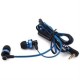 Awei ES - 90vi 1.2m Cable In - oreja los auriculares con control de volumen del Mic _BLUE - Envío Gratuito