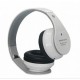 Funciones de llamada de radio FM Bluetooth Cámara Auricular bajo pesado (blanco) - Envío Gratuito