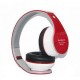 Funciones de llamada de radio FM Bluetooth Cámara Auricular bajo pesado (rojo) - Envío Gratuito