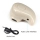 530 Superior Mini Ultra-pequeño 4.0 auricular estéreo Bluetooth en la oreja de los auriculares (beige) - Envío Gratuito