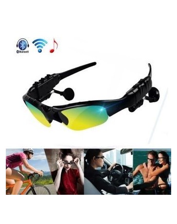 Gafas de Sol Bluetooth Auricular Estéreo Inalámbrico Gafas de Sol Inteligentes (Verde) - Envío Gratuito