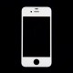 ER Pantalla frontal Lente de cristal reemplazo de la reparación para Apple iPhone 4G 4 (Blanco). - Envío Gratuito
