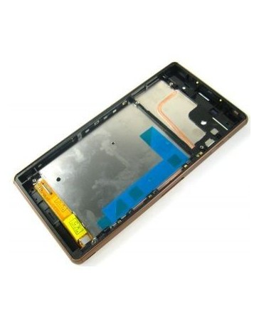 G-PlusHK Full LCD Display+Touch Screen+Frame FOR Sony Xperia Z3 D6643 L55T L55U~Gold - Envío Gratuito