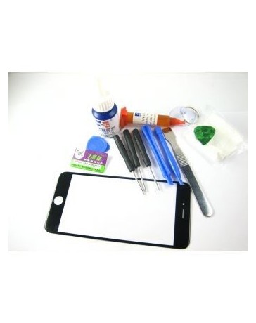 G-PlusHK Front Glass Screen+Repair Tools Glue Set for APPLE Iphone 6 Plus~Black - Envío Gratuito