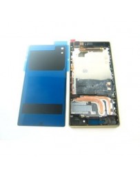 G-PlusHK Full LCD Display+Back Battery Cover+Frame For Sony Xperia Z3 E6603~Gold - Envío Gratuito