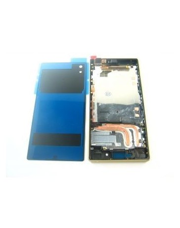 G-PlusHK Full LCD Display+Back Battery Cover+Frame For Sony Xperia Z3 E6603~Gold - Envío Gratuito