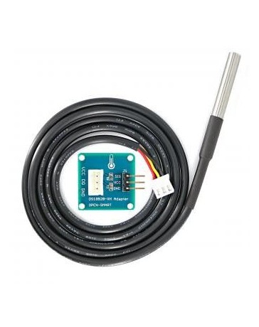 Impermeable DS18B20 del sensor de temperatura con módulo adaptador para Arduino - Envío Gratuito