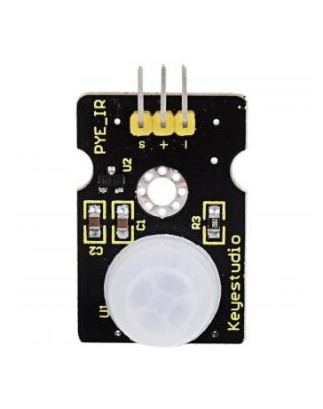 Sensor de movimiento PIR Keyestudio para Arduino - Negro + Amarillo - Envío Gratuito