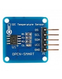 Módulo sensor de alta precisión LM75A I2C Temperatura - Azul + Negro - Envío Gratuito