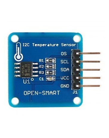 Módulo sensor de alta precisión LM75A I2C Temperatura - Azul + Negro - Envío Gratuito