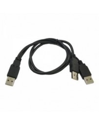 70cm USB 2.0 de 3 puertos Cable Datos para HDD Negro - Envío Gratuito