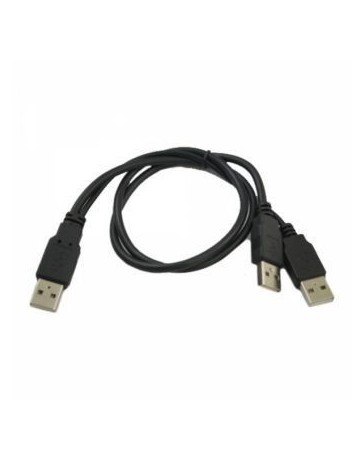 70cm USB 2.0 de 3 puertos Cable Datos para HDD Negro - Envío Gratuito