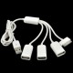 Alta velocidad USB 2.0 HUB datos Sync Cable adaptador para el cargador del teléfono móviliphone - Envío Gratuito
