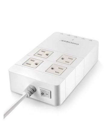 Cargador Pared 5 puertos USB-Blanco - Envío Gratuito
