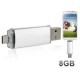 USB 8 BG para smarthphone-Plateado - Envío Gratuito